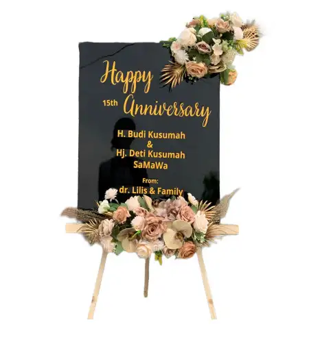Papan Bunga Akrilik Wangandalem
